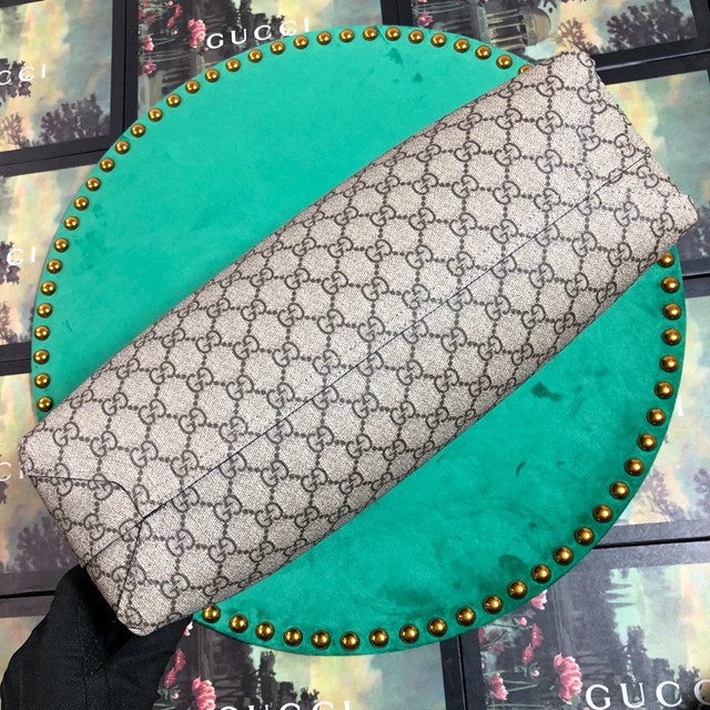 Gucci經典款女包 368568 古馳雙面中號購物袋 gucci肩背手腕包  gqy2104